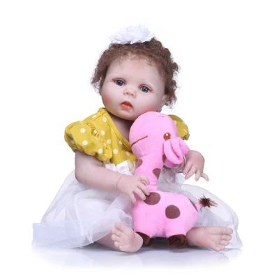 Poupée bébé Reborn en Silicone pour filles, 22 pouces, 55 Cm, ​​prix bon marché, jouets à la mode, vente directe d'usine