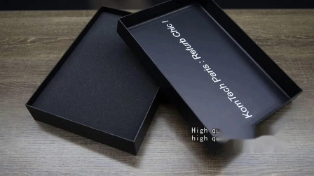 Boîtes aveugles magnétiques de cadeau de thé parfumé d'emballage de papier d'emballage avec la stratification de Matt de ruban