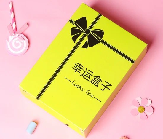 Boîte surprise en gros de la Chine Boîte porte-bonheur Boîte aveugle de Noël Boîte d'emballage